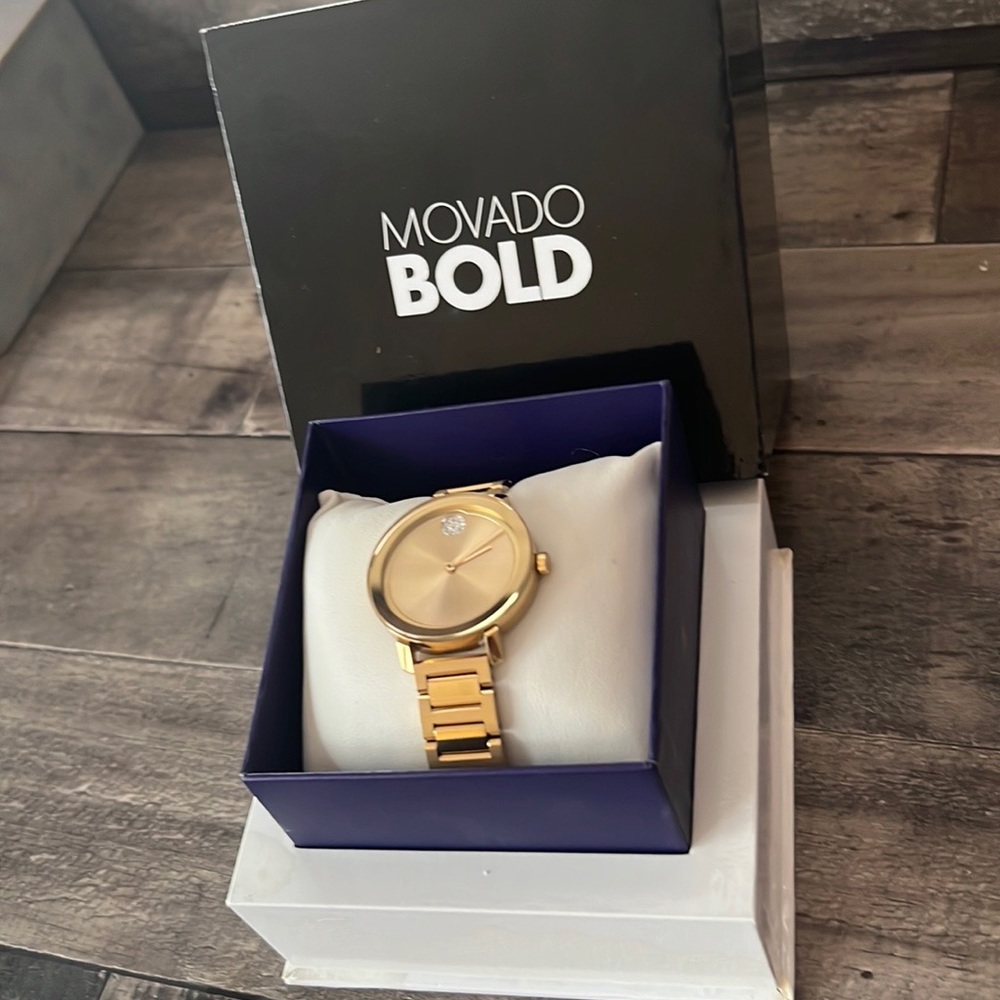 Movado Gold Watch